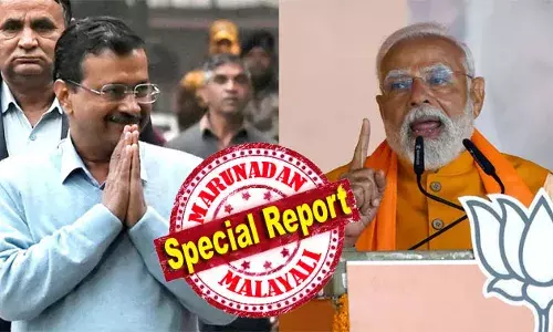 ഡല്‍ഹിയില്‍ ബിജെപിക്ക് 38 സീറ്റിന്റെ മുന്‍തൂക്കം നല്‍കി തിരഞ്ഞെടുപ്പ് കമ്മീഷന്‍; രാജ്യ തലസ്ഥാനത്ത് മോദി തംരംഗം; ബിജെപിക്ക് 40ന് മുകളില്‍ സീറ്റു കിട്ടാന്‍ സാധ്യത; ആപ്പിന് മുപ്പതും കിട്ടിയേക്കാം; ആദ്യ പിന്നില്‍ പോയ കെജ്രിവാള്‍ പിന്നീട് മുന്നിലെത്തി; കമ്മീഷന് വെബ് സൈറ്റ് നല്‍കുന്നത് ഇഞ്ചോടിഞ്ച് പോരാട്ടത്തിന്റെ സൂചനകള്‍; 2020ലെ എട്ടില്‍ നിന്നും ബിജെപി അധികാരത്തിലേക്ക്