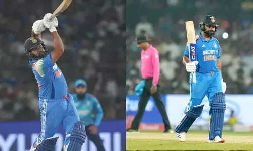 വിമര്‍ശകര്‍ക്ക് ബാറ്റുകൊണ്ട് മറുപടി! കട്ടക്കില്‍ രോഹിത് ശര്‍മ ഷോ; വെടിക്കെട്ട് അര്‍ധ സെഞ്ച്വറി; സിക്‌സ് അടിയില്‍ ഗെയ്‌ലിനെ മറികടന്ന് ഇന്ത്യന്‍ നായകന്‍; പിന്തുണച്ച് ഗില്‍; നിരാശപ്പെടുത്തി കോലി;  ഇന്ത്യ മികച്ച നിലയില്‍