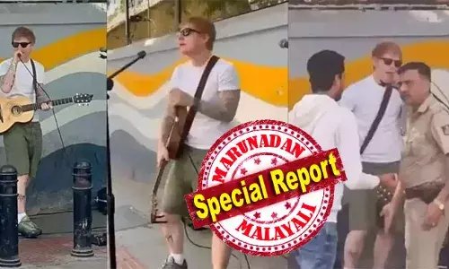 എആര്‍ റഹ്‌മാനുമായി ഒരുമിച്ചൊരു വേദിയില്‍ രാഗ വിസ്തമയം തീര്‍ത്ത് ബ്രീട്ടീഷ് പോപ്പ് ഇതിഹാസം എത്തിയത് ബംഗ്ലൂരുവില്‍; ചര്‍ച്ച് സട്രീറ്റില്‍ അരാധകര്‍ക്ക് സ്‌പ്രൈസ് കൊടുക്കാന്‍ എത്തിയ ആളിനെ പോലീസിന് മനസ്സിലായില്ല; മൈക്ക് ഊരിപ്പിച്ച് സ്ഥലം കാലിയാക്കിപ്പിച്ചവര്‍ മുന്നിലുള്ള ഇതിഹാസത്തെ തിരിച്ചറിഞ്ഞില്ല; എഡ് ഷീരന് സംഭവിച്ചത് പശ്ചാത്യ മാധ്യമങ്ങള്‍ ഏറ്റെടുക്കുമ്പോള്‍