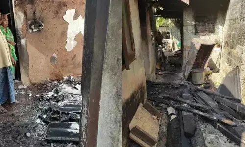 റഫ്രിജറേറ്ററിൽ നിന്ന് തീപടര്‍ന്ന് വീട് പൂര്‍ണമായും കത്തിനശിച്ചു; വീട്ടുകാർ പുറത്തേക്ക് ഓടി മാറിയതിനാൽ ഒഴിവായത് വൻ ദുരന്തം; സംഭവം തിരുവനന്തപുരത്ത്