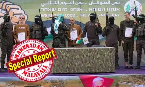 മോചിപ്പിച്ച ബന്ദികളെ കണ്ടാല്‍ ജര്‍മ്മനിയിലെ നാസി തടവറകളില്‍ കഴിഞ്ഞ ജൂതന്‍മാരെ പോലെ തോന്നുമെന്ന ട്രംപിന്റെ പരമാര്‍ശം ഹമാസിന് കൊണ്ടു; വെടിനിര്‍ത്തല്‍ കരാര്‍ ഇസ്രയേല്‍ ലംഘിക്കുന്നുവെന്നും ബന്ദികളെ വിട്ടയക്കുന്നത് നിര്‍ത്തിവയ്ക്കുമെന്നും ഹമാസ്; പശ്ചിമേഷ്യയില്‍ ഇനി എന്തും സംഭവിക്കാം; വെടിനിര്‍ത്തല്‍ കരാര്‍ പ്രതിസന്ധിയില്‍