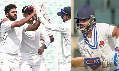 ഒന്‍പത് വിക്കറ്റുമായി ഷാര്‍ദൂല്‍ ഠാക്കൂര്‍; അഞ്ച് വിക്കറ്റുമായി റോയ്സ്റ്റണ്‍ ഡയസ്; കരുത്തായി രഹാനെയുടെ സെഞ്ചുറിയും;  ക്വാര്‍ട്ടറില്‍ ഹരിയാനയെ ചുരുട്ടിക്കെട്ടി മുംബൈ; നിലവിലെ ചാമ്പ്യന്മാര്‍ സെമിയില്‍