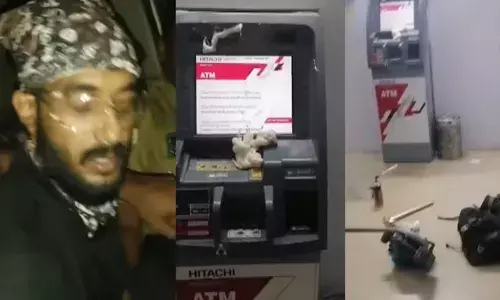 കോഴിക്കോട് നഗരത്തില്‍ പുലര്‍ച്ചെ എടിഎം കവര്‍ച്ചാ ശ്രമം; പോളി ടെക്‌നിക് ബിരുദധാരിയായ യുവാവ് കവര്‍ച്ചയ്ക്ക് ശ്രമിച്ചത് സാമ്പത്തിക ബാധ്യത തീര്‍ക്കാന്‍