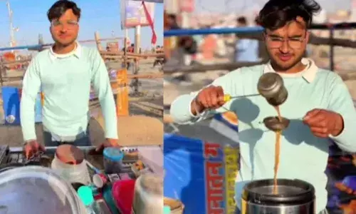 പ്രയാഗ്രാജില്‍ ചായയും വെള്ളക്കുപ്പികളും വില്‍ക്കുന്ന ഒരു താത്കാലിക സ്റ്റാള്‍ തുടങ്ങുമ്പോള്‍ ഇത്രയും പ്രതീക്ഷിച്ചില്ല;  ഏറ്റവുമധികം വില്‍പ്പന രാവിലെ;  മഹാകുംഭമേള നല്‍കിയത് പുതുജീവിതം; ദിവസേന ലാഭം 5,000 രൂപയോളമെന്ന് യുവാവ്