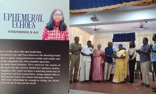 മരണാനന്തരം ഒരു പെണ്‍കുട്ടിയുടെ പ്രണയം; പത്താം ക്ലാസുകാരിയുടെ ഇംഗ്ലീഷ് നോവല്‍ എഫിമെറല്‍ എക്കോസ് പ്രകാശനം ചെയ്തു