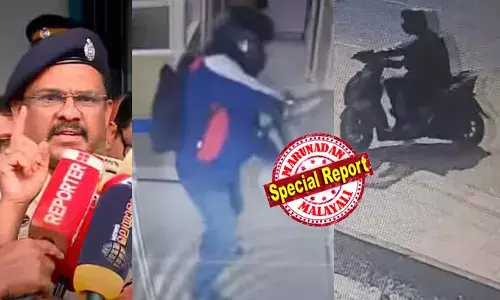 നമ്പര്‍ പ്ലേറ്റ് മറച്ച സ്‌കൂട്ടറില്‍ മോഷ്ടാവ് എത്തിയത് റൈഡിങ് ജാക്കറ്റും ഗ്ലൗസും ഹെല്‍മറ്റുമണിഞ്ഞ്; വിരലടയാളം പതിയില്ലെന്നും സെക്യൂരിറ്റി ഇല്ലെന്നും ഉറപ്പുവരുത്തി കവര്‍ച്ച;  കയ്യിലുണ്ടായിരുന്നത് കറിക്കത്തി; കൗണ്ടറില്‍ 45 ലക്ഷമുണ്ടായിട്ടും എടുത്തത് മൂന്ന് ബണ്ടില്‍ നോട്ടുകള്‍; മോഷ്ടാവിനെക്കുറിച്ച് സൂചന ലഭിച്ചെന്ന് പൊലീസ്