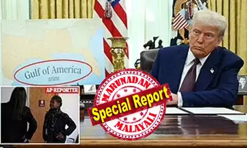 ഓവല്‍ ഓഫീസിലും എയര്‍ഫോഴ്സ് വണ്‍ വിമാനത്തിലും ഇനി മുതല്‍ അസോസിയേറ്റഡ് പ്രസിന്റെ മാധ്യമപ്രവര്‍ത്തകര്‍ക്ക് പ്രവേശനം ഉണ്ടായിരിക്കില്ല; ഗള്‍ഫ് ഓഫ് മെക്സിക്കോ എന്ന് ഉപയോഗിക്കുന്നത് തുടരാനുള്ള എപിയുടെ തീരുമാനം പ്രകോപനമായി; കടുത്ത നിലപാടുമായി ട്രംപ്