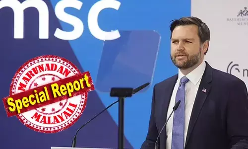 ചൈനയും റഷ്യയും ഒന്നുമല്ല ഫ്രീ സ്പീച്ചിന് തടസ്സം.. ബ്രിട്ടനും യൂറോപ്പുമാണ്; ക്ലിനിക്കിന് മുന്‍പില്‍ പ്രാര്‍ത്ഥിച്ചാല്‍ കേസെടുക്കുന്നിടത്ത് എന്ത് സ്വാതന്ത്ര്യം? മ്യൂണിക് ഫ്രീ സ്പീച്ച് കോണ്‍ഫറന്‍സില്‍ ബ്രിട്ടനെതിരെ ആഞ്ഞടിച്ച് അമേരിക്കന്‍ വൈസ് പ്രസിഡണ്ട്