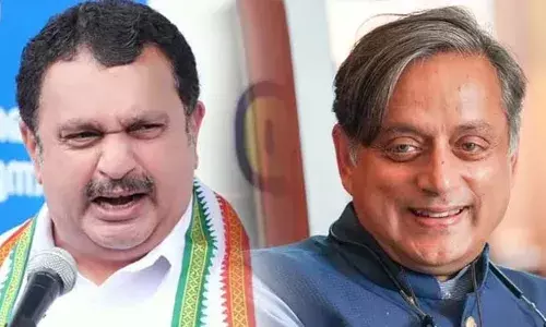 തരൂര്‍ വിശ്വ പൗരന്‍, ഞാന്‍ പാര്‍ട്ടിയുടെ സാധാരണ പ്രവര്‍ത്തകന്‍; കേരളത്തിലെ കോണ്‍ഗ്രസിന്റെ അഭിപ്രായമല്ല; പരിഹസിച്ച് കെ മുരളീധരന്‍