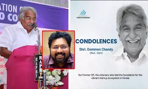 കേരളത്തിലെ സ്റ്റാര്‍ട്പ്പ്  അപ്പ് ഇക്കോസിസ്റ്റത്തിന് ശക്തമായ അടിത്തറ പാകിയ ധിഷണാശാലി ഉമ്മന്‍ ചാണ്ടി ആണെന്ന കാര്യം മറക്കരുത്;  റോമാ നഗരം ഒരു ദിവസം കൊണ്ടു വളര്‍ന്നതല്ല എന്നുകൂടി ഓര്‍ക്കുന്നത് നല്ലതാണെന്നും തരൂരിന്റെ ലേഖനത്തില്‍ ശബരിനാഥന്‍