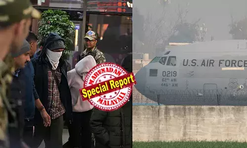 15 ദിവസം പല്ലു തേക്കുകയോ കുളിക്കുകയോ ചെയ്തിട്ടില്ല; ആ  66 മണിക്കൂര്‍ നരകം പോലെയായിരുന്നു;  കരഞ്ഞുകൊണ്ട് അസാധാരണമായാണു പലരും പെരുമാറിയത്; കൈകളില്‍ വിലങ്ങണിയിച്ചു കാലുകള്‍ ചങ്ങലക്കിട്ടാണ് നാട്ടിലെത്തിച്ചതെന്ന് മടങ്ങിവന്ന യുവാവ്;  മോദിയുടെ യു എസ് സന്ദര്‍ശനം ചോദ്യം ചെയ്ത് കോണ്‍ഗ്രസ്