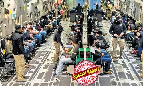 അമേരിക്കയില്‍ പിടിയിലായ ഉടന്‍ സിഖുകാരുടെ തലപ്പാവ് അഴിച്ചുമാറ്റി;   കൈവിലങ്ങണിയിച്ചു; ചങ്ങലകൊണ്ട് സീറ്റില്‍ ബന്ധിച്ചു;  യു എസിന്റെ നാടുകടത്തല്‍ രീതിയില്‍ പ്രതിഷേധം കടുക്കുന്നു; കേന്ദ്രസര്‍ക്കാരിന് വിമര്‍ശനം