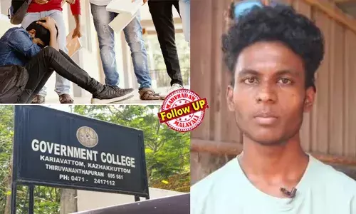 ഷര്‍ട്ട് വലിച്ചു കീറി മുട്ടുകാലില്‍ നിര്‍ത്തി മുതുകിലും ചെകിടത്തും അടിച്ചു; തളര്‍ന്ന് വെള്ളം വേണം എന്നു പറഞ്ഞപ്പോള്‍ സീനിയര്‍ വിദ്യാര്‍ഥി കുപ്പി വെള്ളത്തില്‍ തുപ്പിയ ശേഷം നിര്‍ബന്ധിച്ചു കുടിപ്പിച്ചു; ക്രൂരമര്‍ദ്ദനം യൂണിറ്റ് റൂമില്‍ വച്ച്; കാര്യവട്ടം ഗവ.കോളേജില്‍ റാഗിംഗ് സ്ഥിരീകരിച്ചതിന് പിന്നാലെ ബിന്‍സിനോട് കാട്ടിയ ക്രൂരതകള്‍ പുറത്ത്