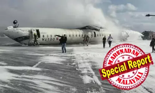 എണ്‍പത് പേരുമായി പറന്ന വിമാനം കാറ്റിലും മഞ്ഞിലും കീഴ്‌മേല്‍ മറിഞ്ഞ് ലാന്‍ഡ് ചെയ്തയുടന്‍ കത്തി നശിച്ചു; മൂന്നു പേരുടെ നില ഗുരുതരമെങ്കിലും ഭൂരിപക്ഷം യാത്രക്കാരും കൂളായി പുറത്തിറങ്ങി സെല്‍ഫി എടുത്തു: ടൊറന്റോ വിമാനത്താവളത്തില്‍ അത്ഭുതമായ അപകടത്തില്‍പ്പെട്ടത് ഡെല്‍റ്റ എയര്‍ലൈന്‍സ് വിമാനം