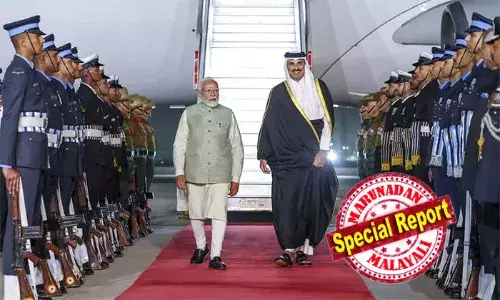 ഡല്‍ഹിയിലെത്തിയ ഖത്തര്‍ അമീറിനെ സ്വീകരിക്കാന്‍ പ്രോട്ടോകോള്‍ മറികടന്ന് പ്രധാനമന്ത്രി മോദി വിമാനത്താവളത്തില്‍; എന്റെ സഹോദരന് സ്വാഗതം ചെയ്യുന്നതായി സോഷ്യല്‍ കുറിപ്പും; രാഷ്ട്രപതി ഭവന്‍ അങ്കണത്തില്‍ ഇന്ന് ആചാരപരമായ സ്വീകരണം; വ്യാപാരം, ഊര്‍ജ്ജ മേഖലയില്‍ കൂടുതല്‍ സഹകരണത്തിന് സാധ്യത