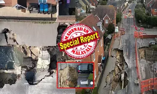 രാവിലെ നടക്കാനിറങ്ങിയവർ ഞെട്ടി; റോഡിൽ 65 അടി വലിപ്പമുള്ള കുഴി; ചെറിയ കുഴി പാതാള കുഴിയായത് നിമിഷനേരം കൊണ്ട്; എങ്ങും പരിഭ്രാന്തി; വീടുകളിൽ നിന്നും ജനങ്ങളെ ഒഴിപ്പിക്കുന്നു; പലയിടത്തും വെള്ളം പോലും കിട്ടാത്ത അവസ്ഥ; ഇത് ഏലിയൻ സാന്നിധ്യമോയെന്ന് നാട്ടുകാർ; ജാഗ്രത വേണമെന്ന് ഭരണകൂടം;യുകെ യിലെ ഗോഡ്സ്റ്റോൺ ഹൈസ്ട്രീറ്റിൽ സംഭവിക്കുന്നത്!