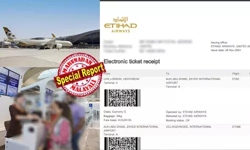 കണ്‍ഫോം ടിക്കറ്റ് ഉണ്ടായിട്ടും ഇത്തിഹാദ് എയര്‍വേയ്‌സ് മലയാളി യാത്രക്കാരെ കബളിപ്പിച്ചു;  യാത്രസമയത്തിന് മുമ്പെ വിമാനത്താവളത്തില്‍ എത്തിയിട്ടും എഴ് യാത്രക്കാര്‍ സ്റ്റാന്‍ഡ് ബൈ ലിസ്റ്റില്‍; അബുദാബി വഴി ലണ്ടനിലേക്ക് പോകേണ്ടവര്‍ വിമാനത്താവളത്തില്‍ കുടുങ്ങിയതോടെ ആശങ്ക;  ഒരേ ടിക്കറ്റ് രണ്ടും മൂന്നും പേര്‍ക്ക് വില്‍ക്കുന്നുവെന്ന് ആക്ഷേപം; അധികൃതര്‍ക്ക് പരാതി നല്‍കി യാത്രക്കാര്‍