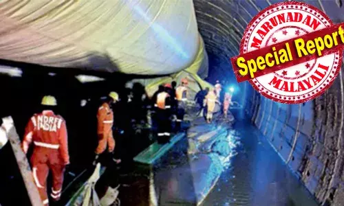 തെലങ്കാന ടണല്‍ അപകടം; 48 മണിക്കൂര്‍ പിന്നിട്ടിട്ടും തൊഴിലാളികള്‍ കാണാമറയത്ത്; രാത്രി മുഴുവന്‍ പേര് വിളിച്ച് നോക്കി, മറുപടിയില്ല; ചെളിയും വെള്ളവും രക്ഷാദൗത്യത്തിന് തടസം; 40 കിലോമീറ്റര്‍ എത്തി രക്ഷാദൗത്യ സംഘം തിരികെ പോന്നു; എട്ട് പേര്‍ക്കായി കൂടുതല്‍ ദൗത്യസംഘം സ്ഥലത്ത്; രക്ഷാപ്രവര്‍ത്തനം മൂന്നാം ദിനവും തുടരുന്നു