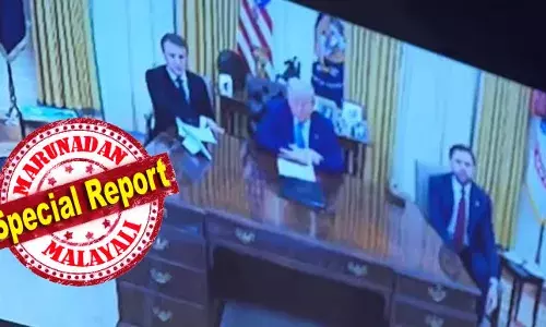 വൈറ്റ് ഹൗസിലെത്തിയ ഫ്രഞ്ച് പ്രസിഡന്റിനെ സ്വീകരിക്കാന്‍ ട്രംപ് അയച്ചത് സഹായിയെ; ചര്‍ച്ചയ്ക്കിരുത്തിയത് കാല്‍ വയ്ക്കാന്‍ ഇടയില്ലാത്ത വിധം മൂലക്ക്: യുക്രൈന് വേണ്ടി വിലപേശാന്‍ എത്തിയ മാക്രോണെ അപമാനിച്ച് വിട്ട് ട്രംപ്