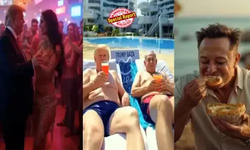 നൈറ്റ് ക്ലബില്‍ അര്‍ദ്ധനഗ്നയായ നര്‍ത്തകിക്ക് ഒപ്പം നൃത്തം ചവിട്ടുന്ന ട്രംപ്; വിനോദ സഞ്ചാരികള്‍ക്കു മേലേ പണം വാരി വിതറുന്ന മസ്‌ക്; നെതന്യാഹുവിന് ഒപ്പം പൂളിന് സമീപം വെയില്‍ കായുന്ന യുഎസ് പ്രസിഡന്റ്; എല്ലാറ്റിനും സാക്ഷിയായി ട്രംപിന്റെ സ്വര്‍ണപ്രതിമ; അമേരിക്ക ഗസ്സ ഏറ്റെടുത്താല്‍ സംഭവിക്കുന്നത്: വിവാദ എഐ വീഡിയോ ട്രംപ് പങ്കുവച്ചതോടെ കോലാഹലം