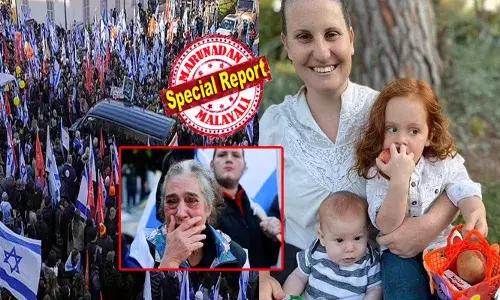 ഒഴുകിയെത്തിയത് ആയിരക്കണക്കിന് പേര്‍; ഇസ്രായേല്‍ തെരുവുകള്‍ മുഴുവന്‍ പതാകകളും ഓറഞ്ച് ബലൂണുകളും വഹിച്ച് വിലാപയാത്ര; പലരും പൊട്ടിക്കരഞ്ഞു; വാഹനവ്യൂഹം കടന്നുപോകുന്ന വഴികളില്‍ ദേശീയഗാനം ആലപിച്ച് ജനം; എങ്ങും സങ്കടകാഴ്ചകള്‍ മാത്രം; ഹമാസ് കൊന്നൊടുക്കിയ ഷിരിബിബാസും കുഞ്ഞുങ്ങളും ഒരു രാജ്യത്തിന് തന്നെ വേദനയാകുമ്പോള്‍!