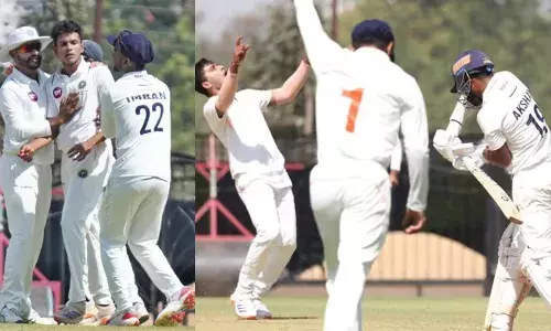 അക്കൗണ്ട് തുറക്കുംമുമ്പെ രോഹനെ ബൗള്‍ഡാക്കി നാല്‍ക്കണ്ഡെ;  തൊട്ടടുത്ത ഓവറില്‍ അക്ഷയ് ചന്ദ്രനെയും മടക്കി; കേരളത്തെ തകര്‍ച്ചയില്‍നിന്നും കരകയറ്റി സര്‍വാതെ - അഹമ്മദ് ഇമ്രാന്‍ കൂട്ടുകെട്ട്;  മൂന്നുവിക്കറ്റ് നഷ്ടം; ഏഴ് വിക്കറ്റ് ശേഷിക്കെ വിദര്‍ഭയ്ക്ക് ഒപ്പമെത്താന്‍ ഇനി വേണ്ടത് 248 റണ്‍സ്; പ്രതീക്ഷയില്‍ ആരാധകര്‍