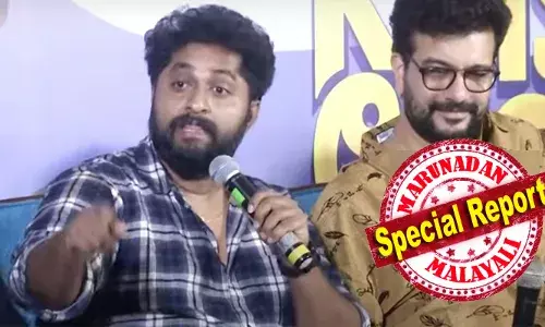 ധ്യാനിനെ കള്ളപ്പണം വെളുപ്പിക്കല്‍ സ്റ്റാര്‍ എന്ന പേരിട്ടു വിളിക്കുന്നുവെന്ന് മാധ്യമപ്രവര്‍ത്തകന്‍; എന്ത് പ്രൂഫ് ഉണ്ട് പറയുന്നതിന് എന്ന് പൊട്ടിത്തെറിച്ച് ധ്യാന്‍ ശ്രീനിവാസന്‍; മാര്‍ക്കോ കണ്ട് നോര്‍മല്‍ ആയ ആരും കൊല ചെയ്യാന്‍ പോകില്ലെന്നും നടന്‍