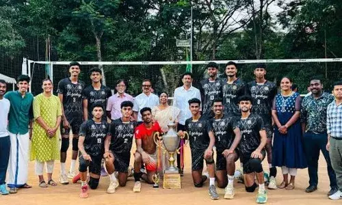 ശ്രീശങ്കര കപ്പ് വോളിബോള് ടൂര്ണമെന്റ് :സെന്റ് ജോര്ജ് കോളേജ് അരുവിത്തറ ജേതാക്കള് ശ്രീശങ്കര കപ്പ് വോളിബോള് ടൂര്ണമെന്റ് :സെന്റ് ജോര്ജ് കോളേജ് അരുവിത്തറ ജേതാക്കള്