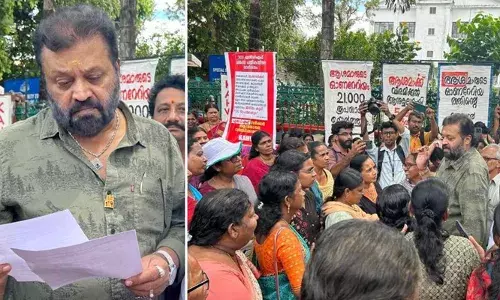 ഈ സമരത്തെ ആരും താഴ്ത്തിക്കേട്ടേണ്ട; സമരത്തിന്റെ പേരില്‍ ഒരു ഭീഷണിയും വേണ്ട; പിരിച്ചു വിടാന്‍ സര്‍ക്കാര്‍ തീരുമാനിച്ചാല്‍ കേന്ദ്രം ഇടപെടും; ആശ പദ്ധതിയുടെ കേന്ദ്ര ഫണ്ട് തടയും;  ആശാ വര്‍ക്കര്‍മാരെ സന്ദര്‍ശിച്ച് സുരേഷ് ഗോപി