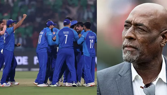 അഫ്ഗാന് ടീമിന്റെ അഭിനിവേശം, ഊര്ജ്ജം, ദൃഢനിശ്ചയം എല്ലാ കണ്ട് പഠിക്കണം; എന്റെ വെസ്റ്റ് ഇന്ഡീസ് ടീമിന് ഇവരുടെ കൈയ്യില് നിന്ന് ഒരു ചെറിയ ഭാഗം എടുക്കാന് കഴിയുമെന്ന് പ്രതീക്ഷിക്കുന്നു; വിവിയന് റിച്ചാര്ഡ് അഫ്ഗാന് ടീമിന്റെ അഭിനിവേശം, ഊര്ജ്ജം, ദൃഢനിശ്ചയം എല്ലാ കണ്ട് പഠിക്കണം; എന്റെ വെസ്റ്റ് ഇന്ഡീസ് ടീമിന് ഇവരുടെ കൈയ്യില് നിന്ന് ഒരു ചെറിയ ഭാഗം എടുക്കാന് കഴിയുമെന്ന് പ്രതീക്ഷിക്കുന്നു; വിവിയന് റിച്ചാര്ഡ്