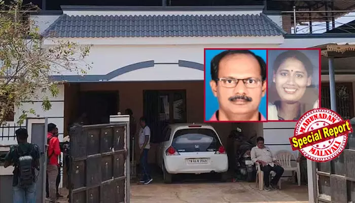 സുലൂര്‍ സ്വദേശിനിയായ സംഗീതയെ പ്രണയിച്ച് വിവാഹം കഴിച്ചു;  കഴിഞ്ഞ ഓണക്കാലത്തും പെണ്‍മക്കളോടൊപ്പം പാലക്കാട്ടെ വീട്ടിലെത്തി; ഭാര്യയ്ക്ക് മറ്റൊരു ബന്ധമുണ്ടെന്ന സംശയത്താല്‍ വിവാഹമോചനത്തിനും ശ്രമിച്ചു;  കൊലപാതകത്തിനു മുന്‍പ് വാട്‌സാപ് ഗ്രൂപ്പില്‍ ഭീഷണി സന്ദേശം; അമ്മയെ കൊലപ്പെടുത്തി അച്ഛന്‍ ജീവനൊടുക്കിയതോടെ അനാഥരായത് ആ പെണ്‍മക്കള്‍