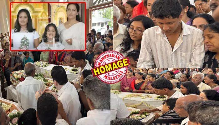 അമ്മേ അമ്മേ എന്ന് നിലവിളിച്ച് മൃതദേഹത്തെ കെട്ടിപ്പിടിച്ച് എല്ലാം തകര്ന്ന് മകന് എഡ്വിന്; അനിയത്തിമാരെ കെട്ടിപ്പിടിച്ച് വാവിട്ടുകരച്ചില്; പ്രതിഷേധം ഭയന്ന് പള്ളിയിലേക്കും വരാതെ ഭര്ത്താവ് നോബി; വീട്ടില് കയറാതെ നാട്ടുകാര്; അമ്മയെ ഒരുകല്ലറയിലും മക്കളെ ഒരുമിച്ച് ഒരുകല്ലറയിലും; വന്ജനാവലിയുടെ സാന്നിധ്യത്തില് ചുങ്കം പള്ളിയില് സംസ്കാരം; ഷൈനിക്കും കുട്ടികള്ക്കും യാത്രാമൊഴി അമ്മേ അമ്മേ എന്ന് നിലവിളിച്ച് മൃതദേഹത്തെ കെട്ടിപ്പിടിച്ച് എല്ലാം തകര്ന്ന് മകന് എഡ്വിന്; അനിയത്തിമാരെ കെട്ടിപ്പിടിച്ച് വാവിട്ടുകരച്ചില്; പ്രതിഷേധം ഭയന്ന് പള്ളിയിലേക്കും വരാതെ ഭര്ത്താവ് നോബി; വീട്ടില് കയറാതെ നാട്ടുകാര്; അമ്മയെ ഒരുകല്ലറയിലും മക്കളെ ഒരുമിച്ച് ഒരുകല്ലറയിലും; വന്ജനാവലിയുടെ സാന്നിധ്യത്തില് ചുങ്കം പള്ളിയില് സംസ്കാരം; ഷൈനിക്കും കുട്ടികള്ക്കും യാത്രാമൊഴി