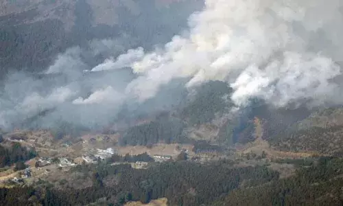 ജപ്പാനില്‍ കാട്ടുതീ പടരുന്നു: 6,500 ഏക്കര്‍ വനം തീപിടുത്തത്തില്‍ കത്തി നശിച്ചു