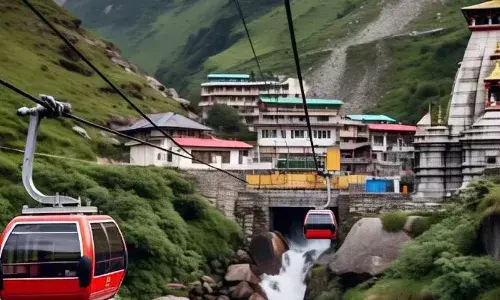 കേദാര്‍നാഥിലേക്കും ഹേംകുണ്ഡിലേക്കും റോപ് വേ