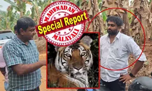 കടുവ ആക്രമിക്കുന്നില്ലെന്ന് കണ്ടതോടെ വാഹനം നിര്‍ത്തി ജീപ്പിന്റെ ഗ്ലാസ് തുറന്ന് ഇവര്‍ കടുവയുടെ ദൃശ്യം പകര്‍ത്തിയെന്നത് പച്ചക്കള്ളം; പഴയ യൂട്യൂബ് വീഡിയോയെ കുറിച്ച് വനംവകുപ്പ് ചോദിച്ചപ്പോള്‍ കള്ളം പൊളിഞ്ഞു; കരുവാരകുണ്ടിലേത് വ്യാജ ദൃശ്യം; മണിക്കനാംപരമ്പില്‍ ജെറിന്‍ അറസ്റ്റില്‍; ഇത്തരം തമാശ ആരും കാണിക്കരുത്!