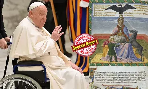 പത്രോസ് എന്ന പേരുള്ളയാള്‍ അടുത്ത മാര്‍പ്പാപ്പ ആകുമെന്ന്  ചിലര്‍;  ഫ്രാന്‍സിസ് മാര്‍പ്പാപ്പ ആയിരിക്കും അവസാന പോപ്പ് എന്ന് മറ്റുചിലര്‍;  വിശുദ്ധനായ മലാച്ചിയുടെ പ്രവചനത്തെച്ചൊല്ലി ചര്‍ച്ചകള്‍; പതിനാറാം നൂറ്റാണ്ടിലെ വ്യാജരേഖയെന്ന് പരിഹാസം