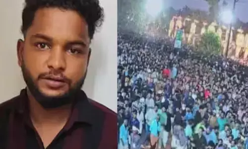 ഭയക്കാതെ എന്ത് ചെയ്യും..; ക്ഷേത്ര ഘോഷയാത്രയ്ക്കിടെ തല്ലുമാല; നാല് വശത്ത് നിന്നും ഇടിപൊട്ടി; ആളുകൾ നിലവിളിച്ചോടി; പിന്നാലെ യുവാവിൻ്റെ നെഞ്ചിൽ ചെണ്ടക്കോൽ കുത്തിയിറക്കി; പ്രതി അറസ്റ്റിൽ