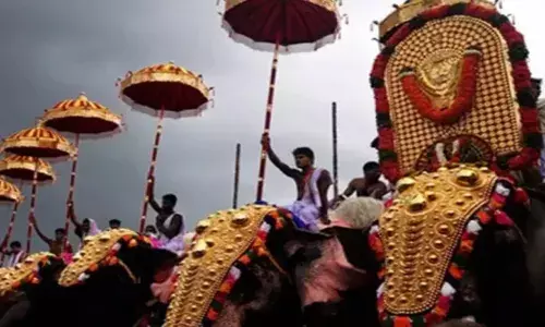 പെരിഞ്ഞനത്ത് ഉത്സവത്തിനെത്തിച്ച ആന ഇടഞ്ഞു; തളയ്ക്കാൻ പാടുപെട്ട് പാപ്പാൻമാർ;ആളുകൾ പേടിച്ച് നിലവിളിച്ചോടി; ആർക്കും പരിക്കില്ല; പരിഭ്രാന്തിക്കൊടുവിൽ സംഭവിച്ചത്!