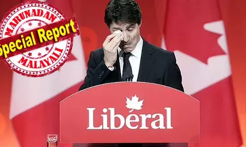 ഇന്ത്യയെ ചൊറിഞ്ഞത് പണിയായി എന്ന് തിരിച്ചറിയുന്ന ട്രൂഡോ; ഖാലിസ്ഥാന്‍ വാദികളെ കൂടെ നിര്‍ത്തി അധികാരം നിലനിര്‍ത്താമെന്നത് അതിമോഹമായി; മൈക്ക് എപ്പോള്‍ കിട്ടിയാലും പൊട്ടിക്കരയുമെന്ന അവസ്ഥ; കാനഡയില്‍ ഒന്നുമല്ലാതായ ട്രൂഡോ വീണ്ടും വീണ്ടും കണ്ണു തുടയ്ക്കുമ്പോള്‍