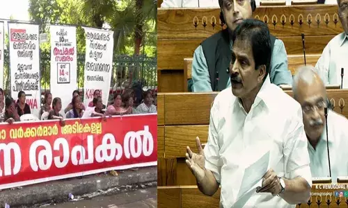 ആശ വര്‍ക്കര്‍മാരുടെ സമരം ദേശീയതലത്തില്‍ എത്തിച്ച് കോണ്‍ഗ്രസ് എംപിമാര്‍; ആരോഗ്യരംഗത്തെ മുന്‍നിര പോരാളികള്‍ക്ക് 21,000 രൂപ വേതനവും മറ്റ് വിരമിക്കല്‍ ആനുകൂല്യങ്ങളും നല്‍കണമെന്ന് ലോക്‌സഭയില്‍ കെ സി; പാടിപ്പുകഴ്ത്തപ്പെടാത്ത ഹീറോകളാണ് ആശ വര്‍ക്കര്‍മാരെന്ന് ശശി തരൂര്‍; രാജ്യസഭയില്‍ വിഷയം അവതരിപ്പിച്ച് രേഖ ശര്‍മ്മ; പ്രതികരിക്കാതെ കേന്ദ്രമന്ത്രിമാര്‍