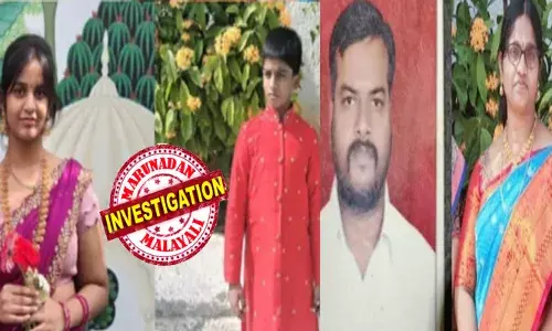 വീട് കടത്തിൽ മുങ്ങി; കൂടെ വിട്ടുമാറാത്ത അസുഖങ്ങളും; സമാധാനമില്ല..ഇനി മുന്നോട്ട് പോകാൻ ഒരു മാർഗവുമില്ല; മകന് വിഷം നല്‍കി; മകളെ ശ്വാസം മുട്ടിച്ച് കൊലപ്പെടുത്തി; ഹബ്സിഗുഡയില്‍ ജീവിതം അവസാനിപ്പിച്ച് ഒരു കുടുംബം; ആത്മഹത്യ കുറിപ്പിൽ നിർണായക വിവരങ്ങൾ