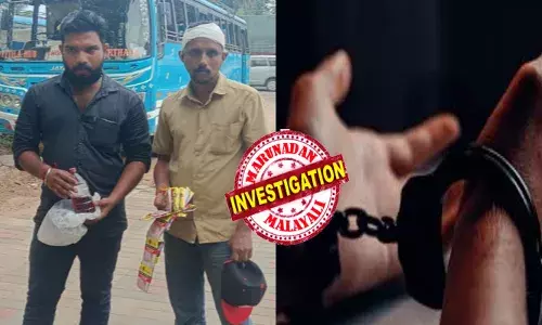 ഉന്നത പോലീസുകാരന്റെ ഭാര്യയുടെ പേരിലുള്ള   സ്വകാര്യ ബസ്; ഓപ്പറേഷൻ ഡി ഹണ്ടിൽ കുടുങ്ങി; ബസിനുള്ളിൽ നിന്നും പിടിച്ചെടുത്തത് ഹാൻസ് അടക്കം ലഹരി വസ്തുക്കൾ; വലയിൽ കുടുക്കുന്നത് സ്കൂൾ വിദ്യാർത്ഥികളെ; ജീവനക്കാർ അറസ്റ്റിൽ; വാഹനത്തിന്റെ പെർമിറ്റ് റദ്ദായേക്കും