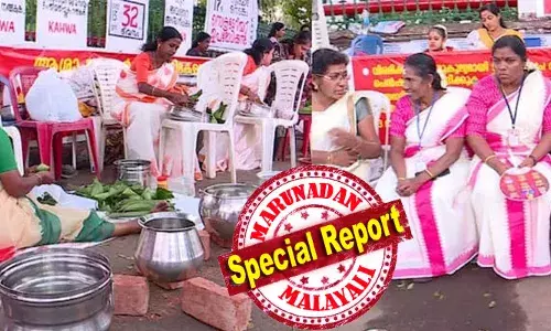 അനന്തപുരി മണ്ണില്‍ ആശ വര്‍ക്കര്‍മാരുടെ കണ്ണീരില്‍ കുതിര്‍ന്ന പൊങ്കാല; സര്‍ക്കാരും ആരോഗ്യ മന്ത്രിയും കണ്ണ് തുറക്കാന്‍ വേണ്ടി പ്രാര്‍ത്ഥനയോടെ ആറ്റുകാല്‍ അമ്മയ്ക്ക് നിവേദ്യം; സെട്ട്രറിയേറ്റ് പടിക്കല്‍ പ്രതിഷേധ പൊങ്കാല