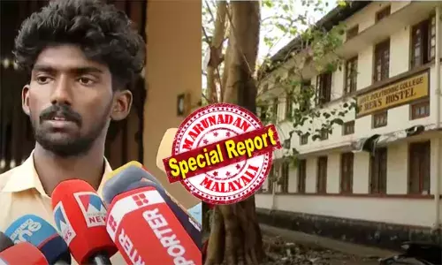 അഭിരാജിന്റെ കൈയില്‍ നിന്ന് കഞ്ചാവ് പിടികൂടിയിട്ടില്ല; കഞ്ചാവ് കേസില്‍ അറസ്റ്റിലായ നേതാവിന് സംരക്ഷണവുമായി എസ്എഫ്‌ഐ;   ആദിലും അനന്ദുവും കെഎസ്‌യു പ്രവര്‍ത്തകരാണ്, അവര്‍ ഓടിരക്ഷപ്പെട്ടു;  എസ്എഫ്‌ഐ അംഗങ്ങള്‍ക്ക് കേസുമായി ഒരു ബന്ധവുമില്ലെന്നും എസ്എഫ്‌ഐയുടെ വാദം