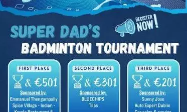 പിതൃവേദിയുടെ സൂപ്പര് ഡാഡ് ബാഡ്മിന്റണ് മത്സരം മാര്ച്ച് 15 ന്. ആവേശകരമായ മത്സരത്തിന്റെ ഒരുക്കങ്ങള് പൂര്ത്തിയായി പിതൃവേദിയുടെ സൂപ്പര് ഡാഡ് ബാഡ്മിന്റണ് മത്സരം മാര്ച്ച് 15 ന്. ആവേശകരമായ മത്സരത്തിന്റെ ഒരുക്കങ്ങള് പൂര്ത്തിയായി