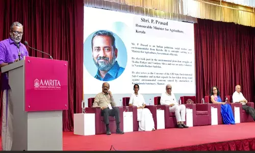 ആരോഗ്യകരമായ ഭക്ഷണ ശീലം വളര്‍ത്തിയെടുക്കുക കൃഷിയുടെ ലക്ഷ്യം: അമൃതയില്‍ അന്താരാഷ്ട്ര ഉച്ചകോടി അസന്‍ഡ് ഉദ്ഘാടനം ചെയ്ത് മന്ത്രി പി പ്രസാദ്