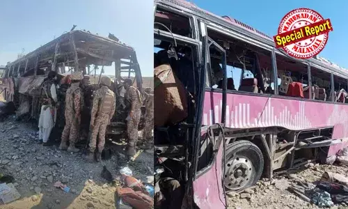 പാക്കിസ്ഥാനെ ഞെട്ടിച്ച് വീണ്ടും ഭീകരാക്രമണം;  ക്വെറ്റയില്‍ നിന്ന് ടഫ്താനിലേക്ക് പുറപ്പെട്ട പാക്ക് സേനയുടെ ബസിനുനേരെ ആക്രമണം;  90 സൈനികരെ വധിച്ചെന്ന് ബലൂച് ലിബറേഷന്‍ ആര്‍മി; മൂന്ന് സൈനികരടക്കം അഞ്ച് പേര്‍ മാത്രമാണ് കൊല്ലപ്പെട്ടതെന്ന് സൈന്യം