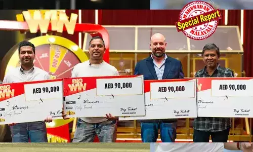 ആരെങ്കിലും പറ്റിക്കാനായി വിളിക്കുകയാണെന്നാണ് കരുതിയത്;  പത്ത് സുഹൃത്തുക്കള്‍ക്കൊപ്പം എടുത്ത ടിക്കറ്റിനാണ് സമ്മാനം;  അവര്‍ക്കൊപ്പം പങ്കുവെക്കും;  ഭാര്യക്ക് ഒരു പുതിയ ഫോണും വാങ്ങും;  ബിഗ് വിന്‍ അടിച്ചതിന്റെ ആഹ്ലാദത്തില്‍ റോബിന്‍ വര്‍ഗീസ്;  ഇത്തവണ നാല് ഭാഗ്യശാലികള്‍