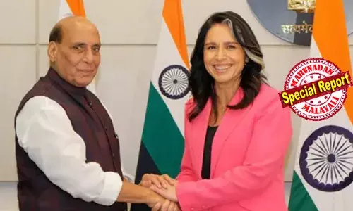 അമേരിക്കന്‍ മണ്ണില്‍ ഇന്ത്യാവിരുദ്ധ പ്രവര്‍ത്തനവുമായി ഖലിസ്ഥാന്‍ വിഘടനവാദികള്‍; ശക്തമായ നടപടി വേണമെന്ന് തുളസി ഗബ്ബാര്‍ഡിനോട് രാജ്‌നാഥ് സിങ്; അജിത് ഡോവലുമായി നിര്‍ണായക കൂടിക്കാഴ്ച നടത്തി അമേരിക്കന്‍ നാഷണല്‍ ഇന്റലിജന്‍സ് ഡയറക്ടര്‍;  നാളെ റെയ്‌സീന ഡയലോഗില്‍ സംസാരിക്കും