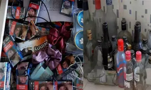 സിഗരറ്റും കഞ്ചാവും അടക്കമുള്ള ലഹരി വസ്തുക്കള്‍ കണ്ടെത്തിയതിന് പിന്നാലെ ഹോസ്റ്റലില്‍ നിന്നും മദ്യകുപ്പികള്‍ കണ്ടെത്തി; വാര്‍ഡന്‍ അടക്കം ഹോസ്റ്റലിനുള്ളിലെ അധികാരികള്‍ക്കും സംഭവത്തില്‍ പങ്കെന്ന് ആരോപണം; പരാതി നല്‍കിയത് ഹോസ്റ്റലില്‍ താമസിക്കുന്ന വിദ്യര്‍ത്ഥിനി